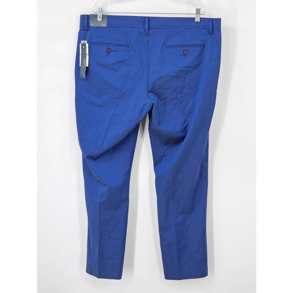 Perry Ellis Twilight Blue Slim Fit Pants 38x32 NWT - Picture 2 of 7
